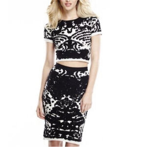 Revolve Lucy Paris Knitted Two Piece Set Large